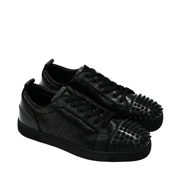 Christian Louboutin  Black/Silver Version Louis Junior – McRichard  Designer Brands