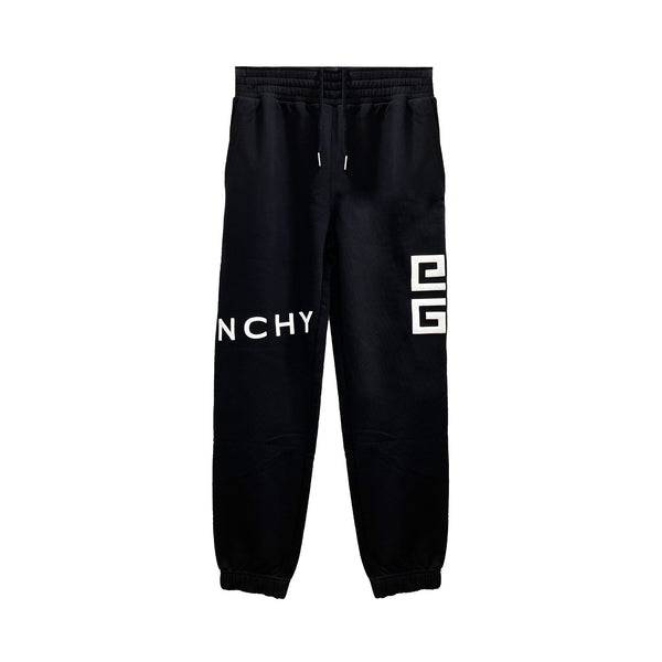 Black 4G Embroidered Lounge Pants