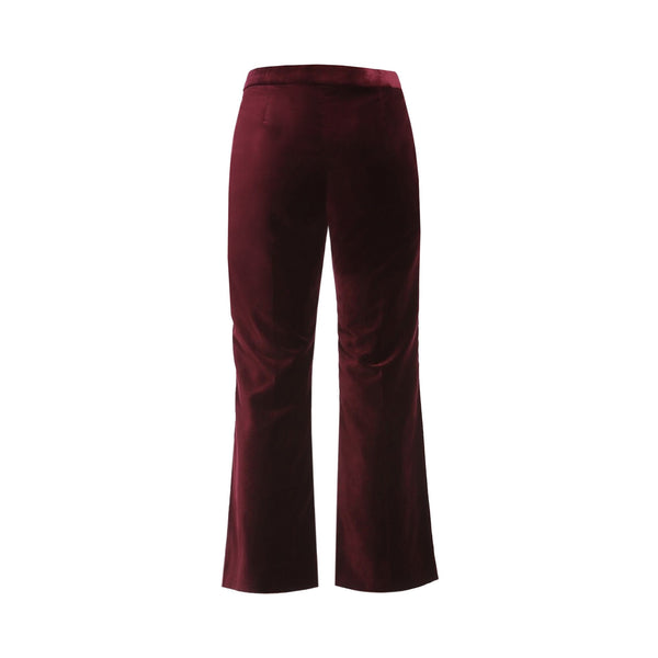  Ladies Velvet Pants Womens Velour Bell Bottom Trousers