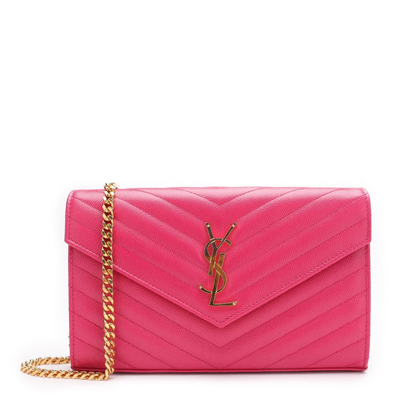 Saint Laurent - Envelope Handbag Blush