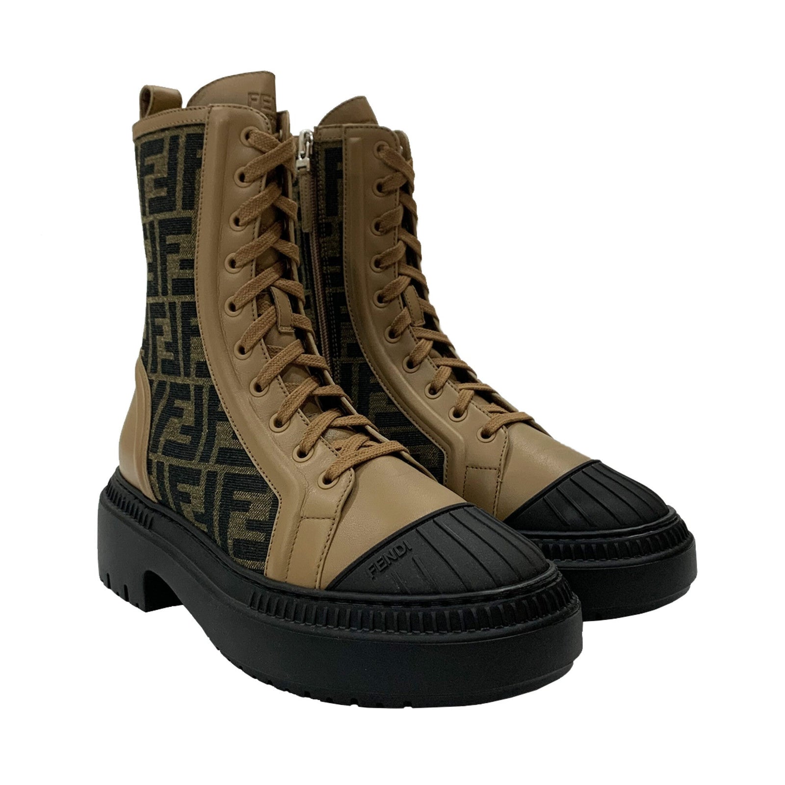 Fendi Leather Biker Boots Designer code 8T8353AJZF Luxury Fashion Eshop Miamaia Mia Maia