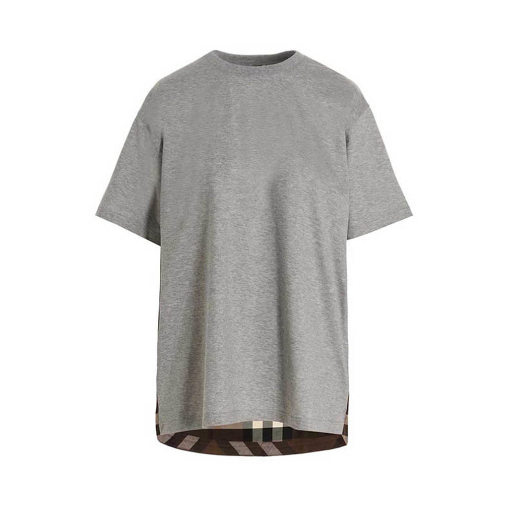Burberry Oversized Checked T-shirt | Designer code: 8048925