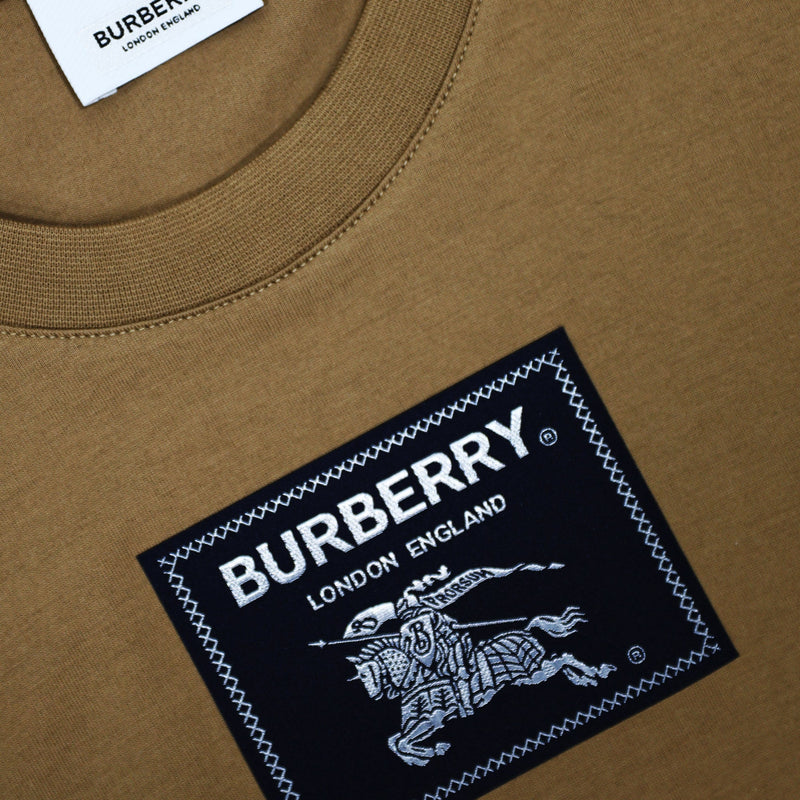 Burberry Logo Cotton Jersey T-shirt In Deep Dove Grey Melange | ModeSens
