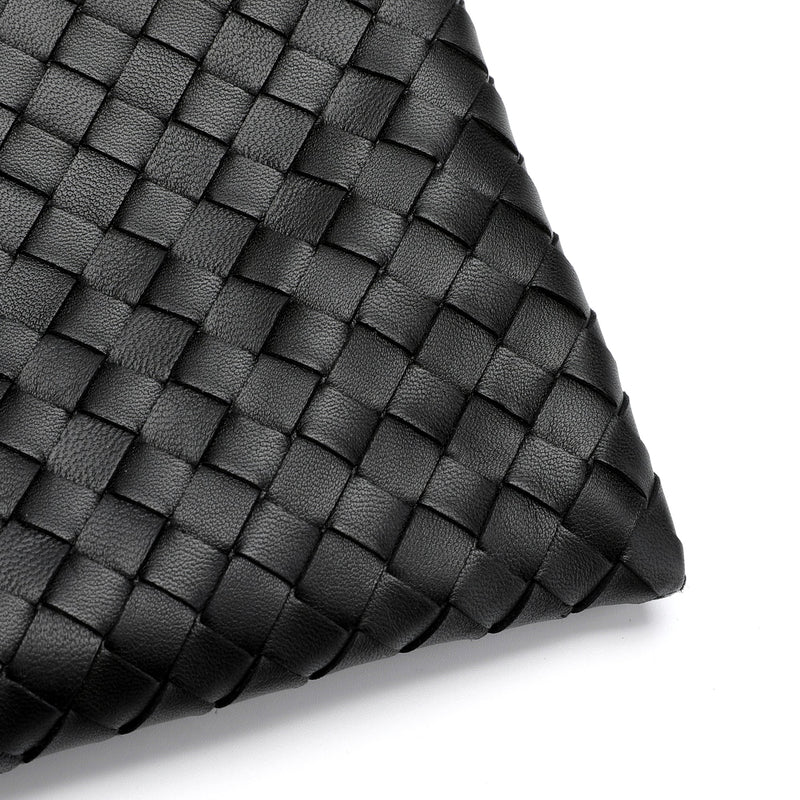 Bottega Veneta Biletto Intrecciato Nappa Clutch Bag Black in Nappa Leather  with Matte Gunmetal - US