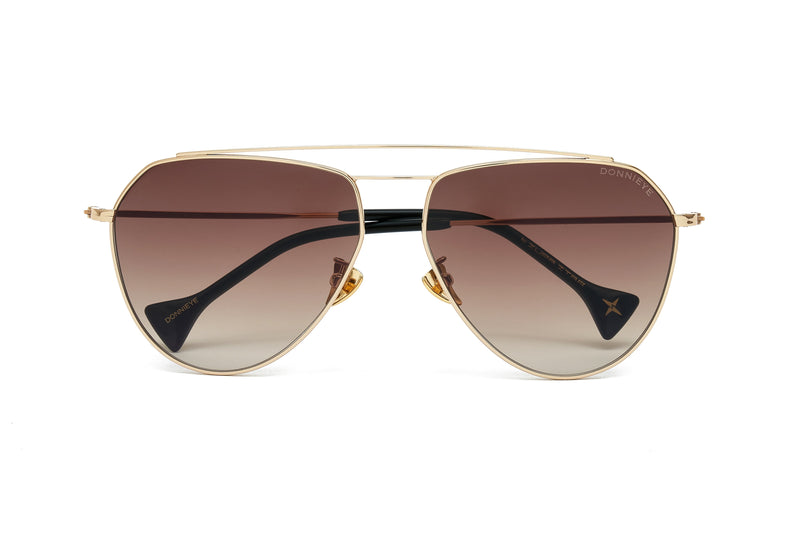 Donnieye Divine Black Aviator Sunglasses | Designer code: DYDIVINE | Luxury Fashion Eshop | Miamaia.com