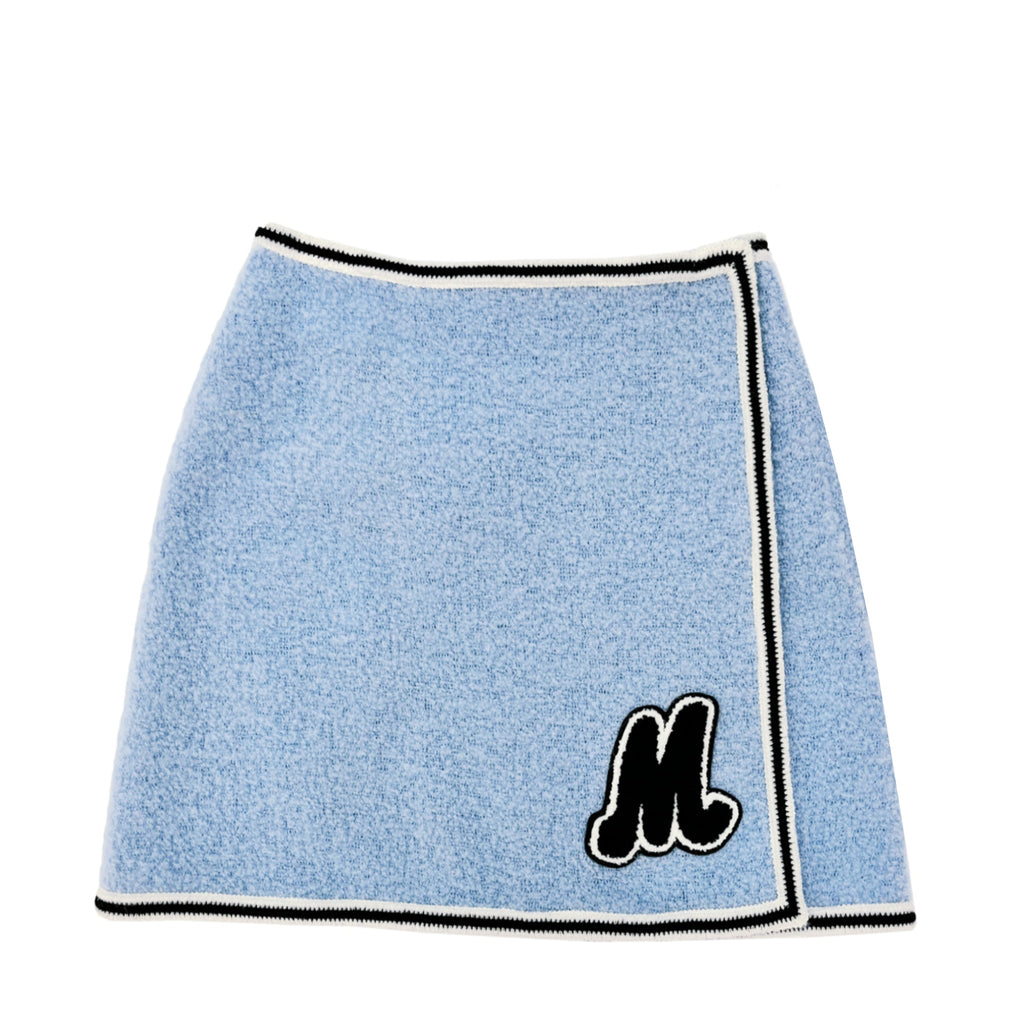 Miu Miu Monogram Boucle Mini Skirt