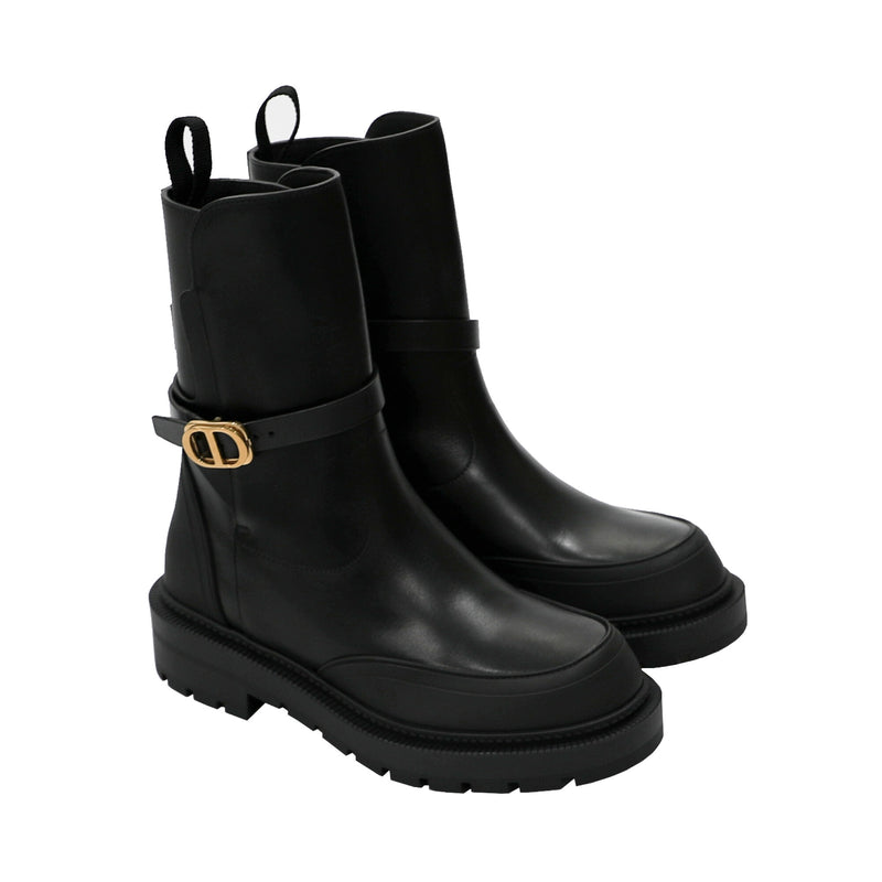 Dior-I Heeled Ankle Boot Black  Womens Dior Boots ⋆ Rincondelamujer
