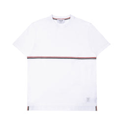 Thom Browne Stripe T-shirt | Designer code: MJS221AJ0058 | Luxury Fashion Eshop | Mia-Maia.com